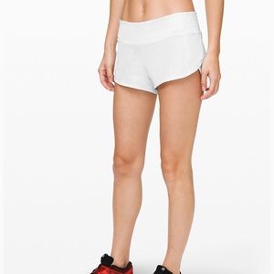 NEVER WORN Lulu Lemon “Speed Up” Running Shorts
